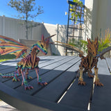 3D Print WraithWing Dragon Customizable Choose your own Color Bookself Decor Fidget Toy Gift-Create Fantasy Crafts