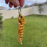 Gold Dragon Keychain - Articulating 3D Print-Create Fantasy Crafts