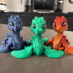 Loch Ness Monster 3D Printed Articulating Loch Ness Nessie-Create Fantasy Crafts