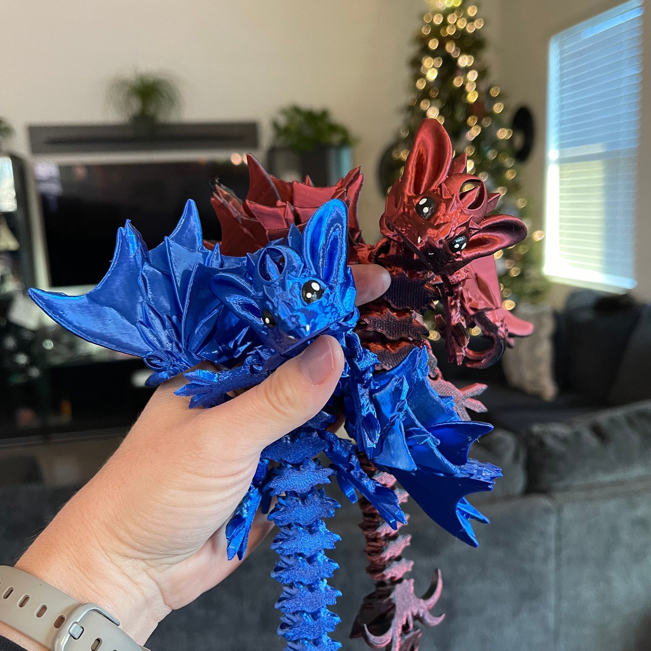 3D Print Winged Bat Dragon Articulated Nightwing Dragon-Create Fantasy Crafts