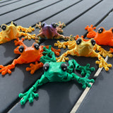 3D Printed Articulating Frog Froggy-Create Fantasy Crafts