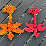 Phoenix Dragon Articulating 3D Print Gift Toy Decor Fire Dragon-Create Fantasy Crafts