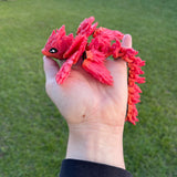 Phoenix Dragon Articulating 3D Print Gift Toy Decor Fire Dragon-Create Fantasy Crafts