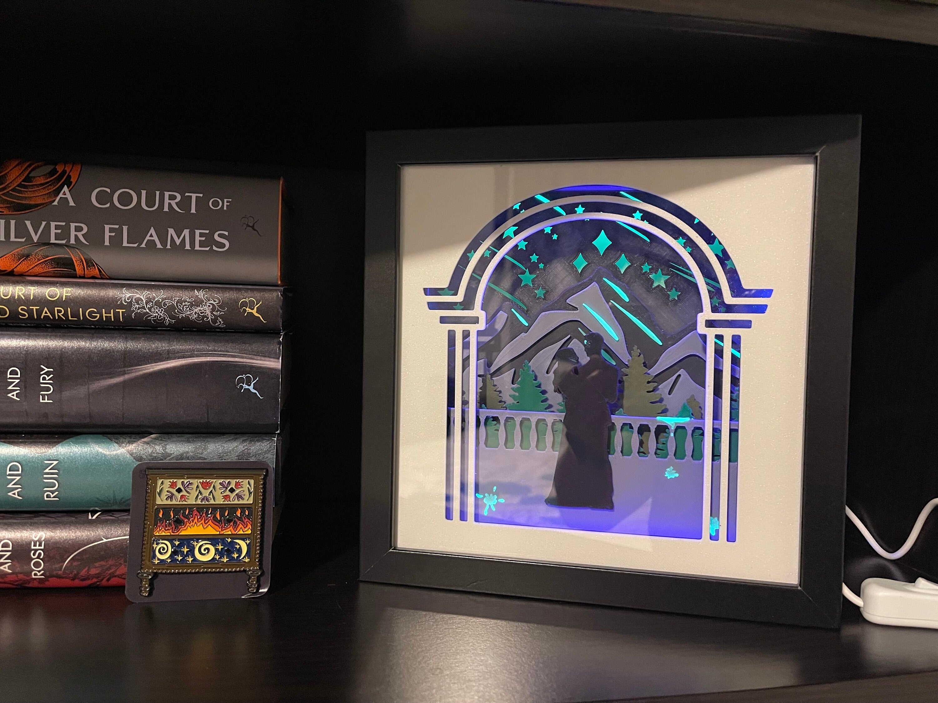 Starfall Inspired Light Box - Glow in the Dark Black Light Edition-Create Fantasy Crafts