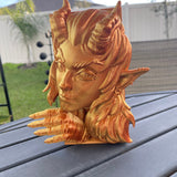 Fairy Book Nook 3D Printed Choose Color Fantasy Book Shelf Decor Book End 4x8 Horror Devil-Create Fantasy Crafts