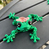3D Printed Articulating Rose Frog-Create Fantasy Crafts