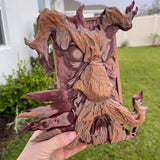 Scary Tree Book Nook 3D Printed Choose Color Fantasy Book Shelf Decor Book End 4x8 Horror-Create Fantasy Crafts