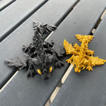 Mini Black & Gold Combo 3d Print Articulating Dragons-Create Fantasy Crafts