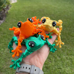 3D Printed Articulating Frog Froggy-Create Fantasy Crafts