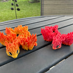 Phoenix Dragon Articulating 3D Print Gift Toy Decor Fire Dragon-Create Fantasy Crafts