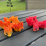 Phoenix Dragon Articulating 3D Print Gift Toy Decor Fire Dragon-Create Fantasy Crafts