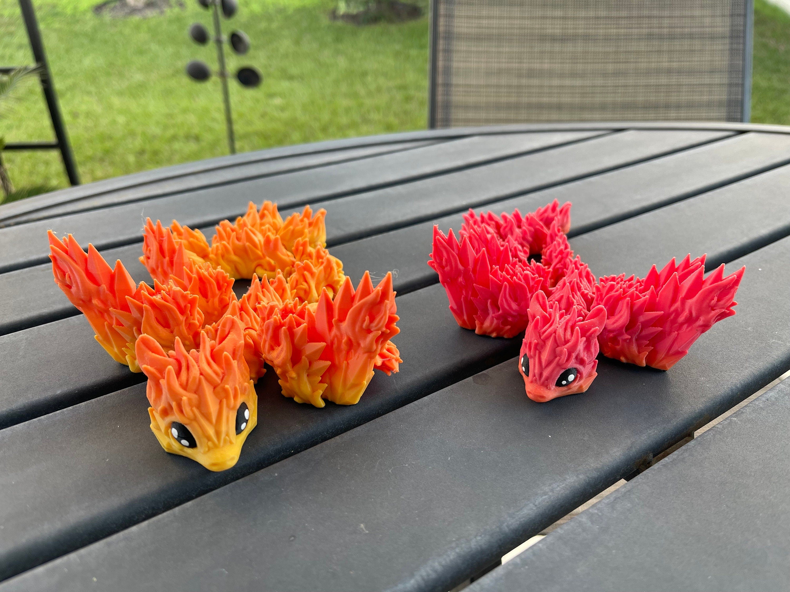 Phoenix Dragon Articulating 3D Print Gift Toy Decor Fire Dragon-Create Fantasy Crafts