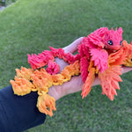 Phoenix Dragon Articulating 3D Print Gift Toy Decor Fire Dragon-Create Fantasy Crafts