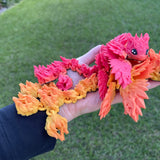 Phoenix Dragon Articulating 3D Print Gift Toy Decor Fire Dragon-Create Fantasy Crafts