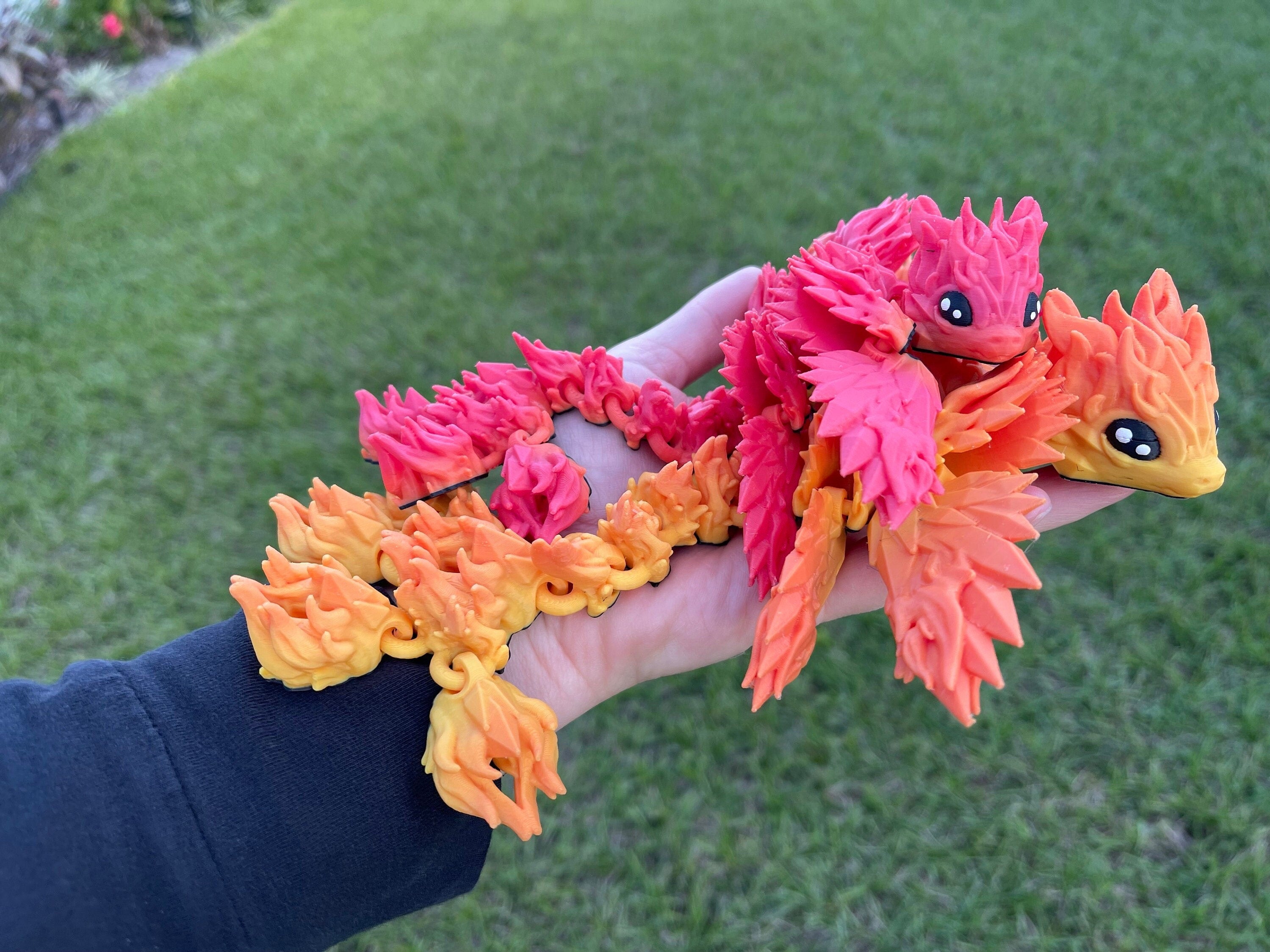 Phoenix Dragon Articulating 3D Print Gift Toy Decor Fire Dragon-Create Fantasy Crafts
