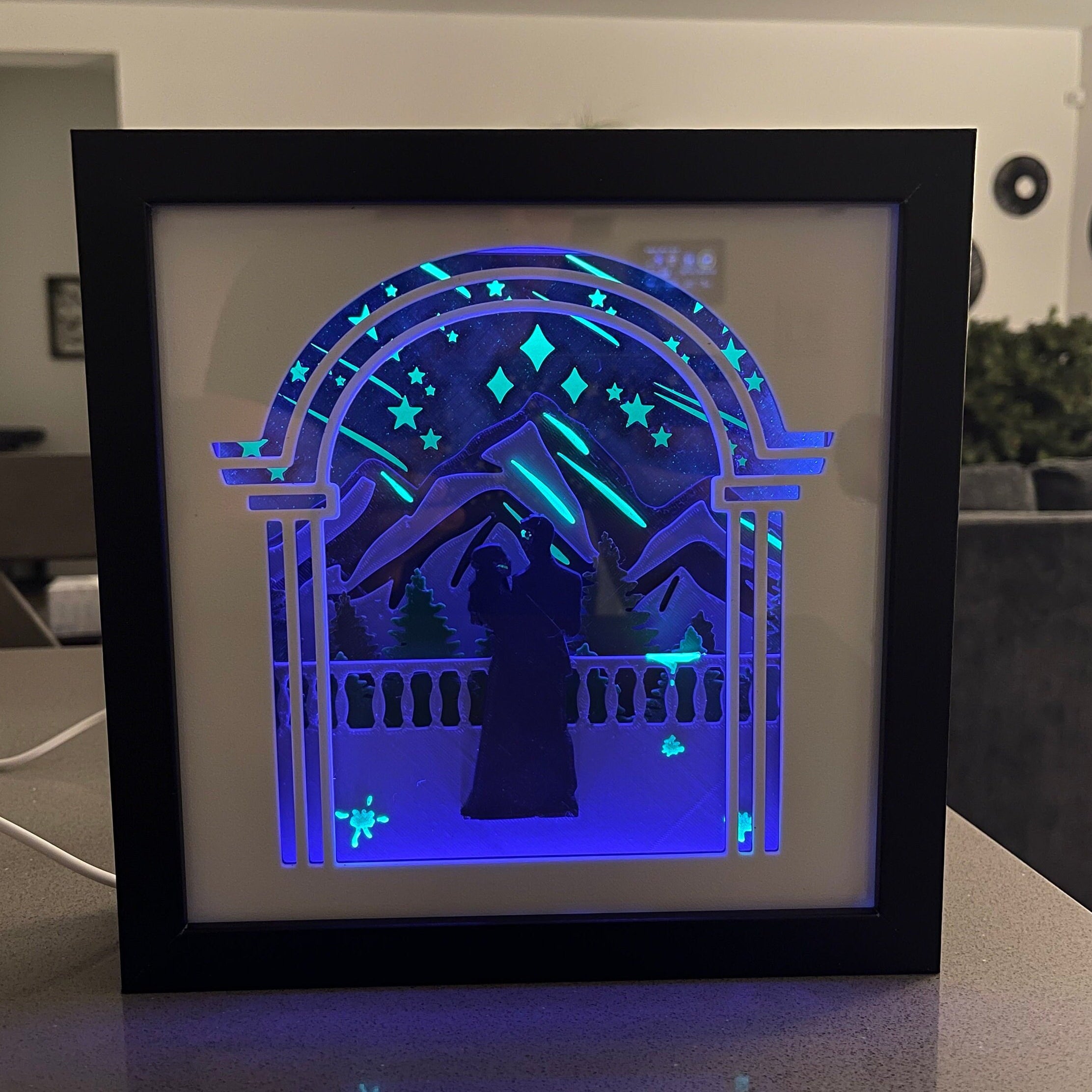 Starfall Inspired Light Box - Glow in the Dark Black Light Edition-Create Fantasy Crafts