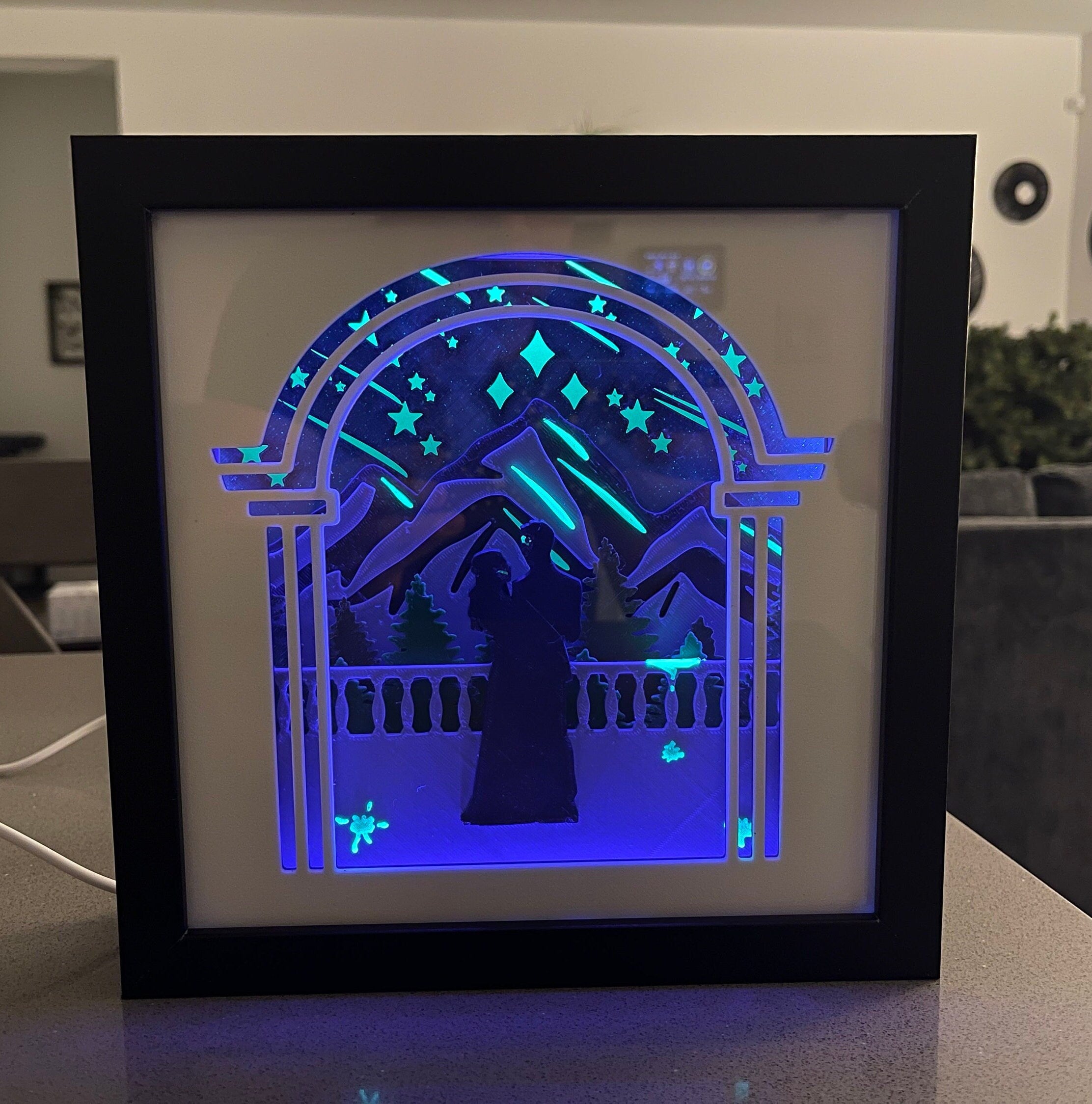 Starfall Inspired Light Box - Glow in the Dark Black Light Edition-Create Fantasy Crafts