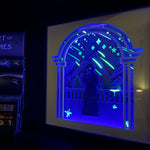 Starfall Inspired Light Box - Glow in the Dark Black Light Edition-Create Fantasy Crafts