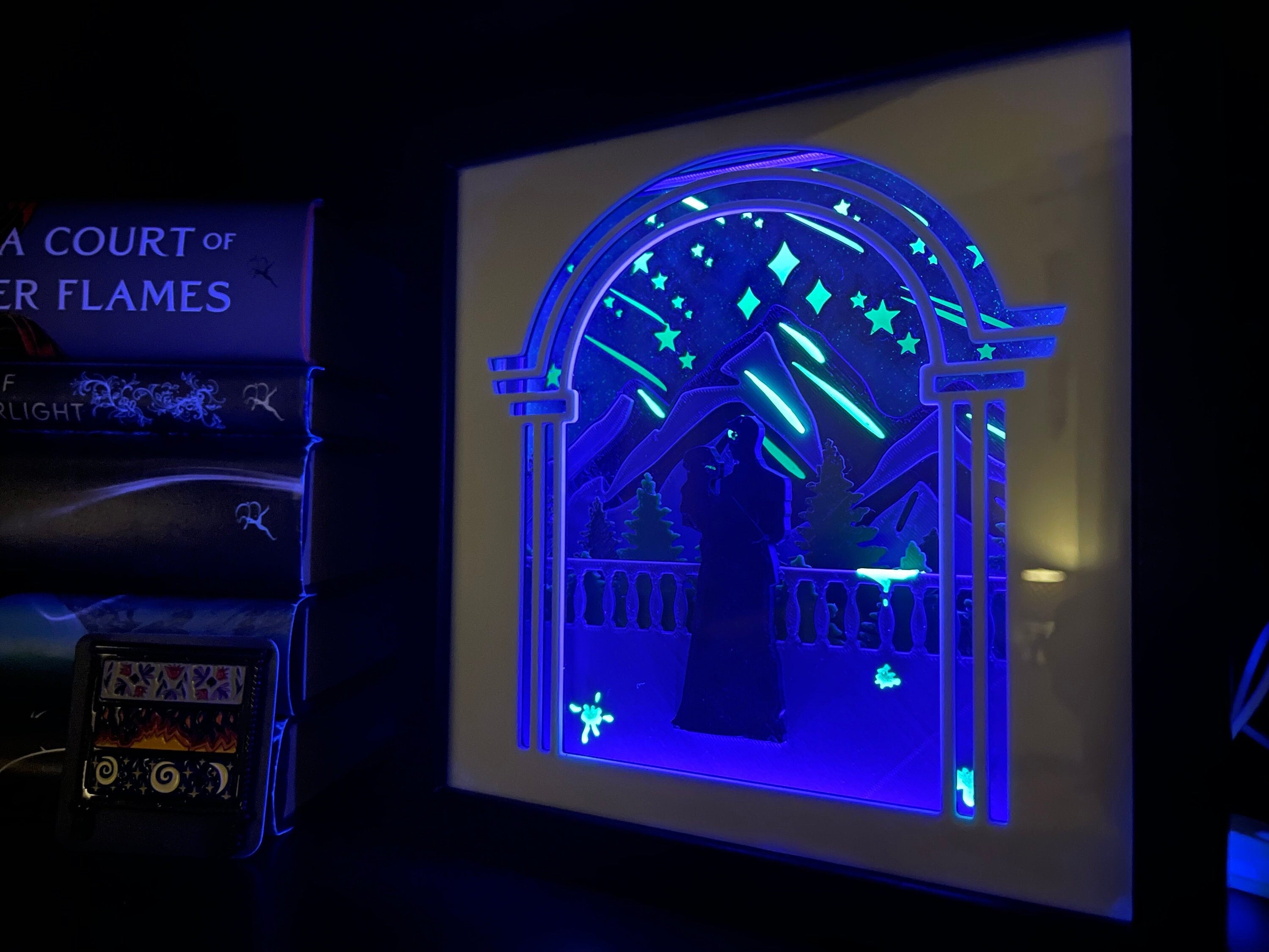 Starfall Inspired Light Box - Glow in the Dark Black Light Edition-Create Fantasy Crafts