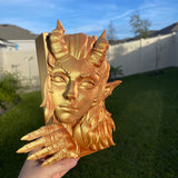 Fairy Book Nook 3D Printed Choose Color Fantasy Book Shelf Decor Book End 4x8 Horror Devil-Create Fantasy Crafts