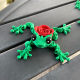 3D Printed Articulating Rose Frog-Create Fantasy Crafts