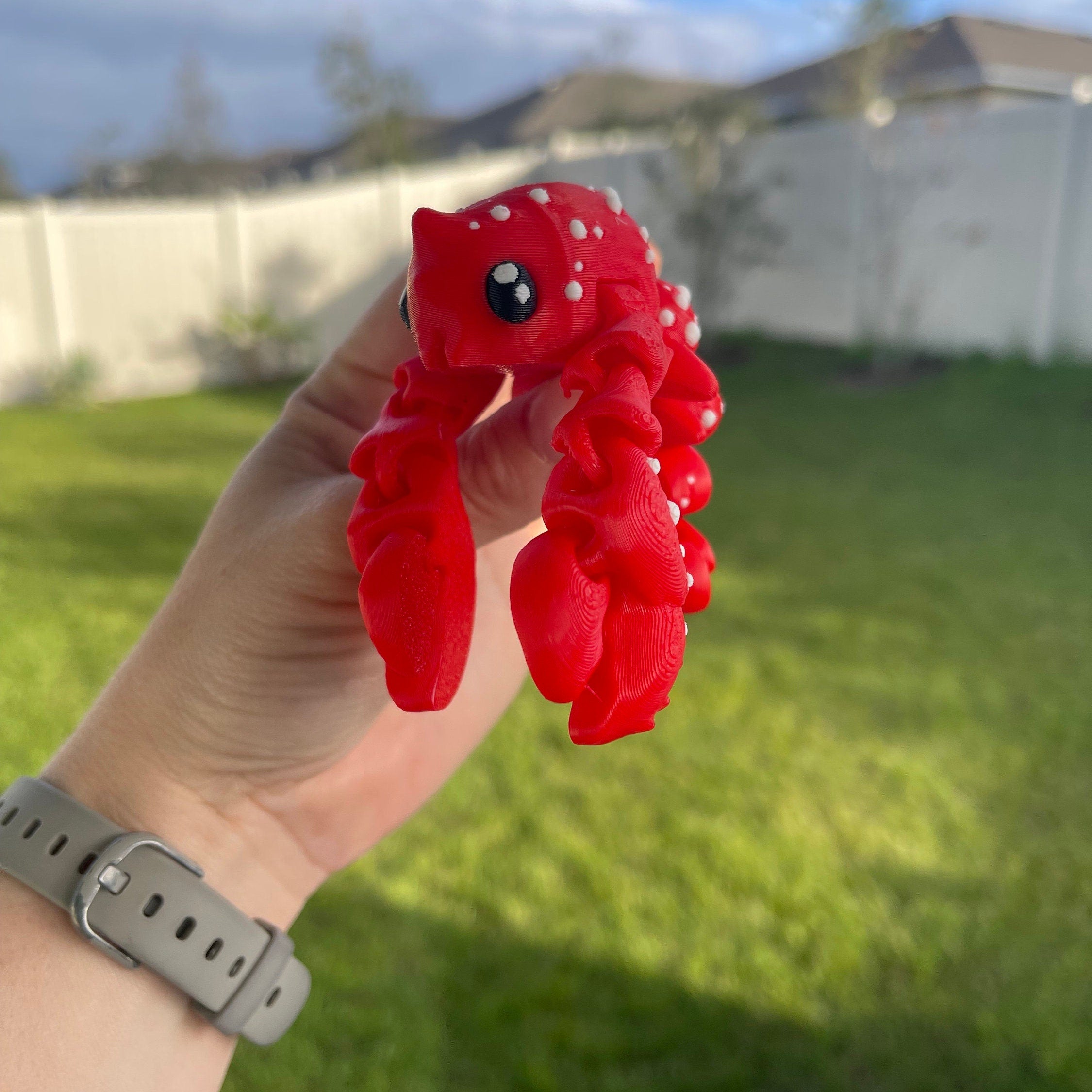 3D Print - Lobster in a bucket - Gift Fidget Toy Decor-Create Fantasy Crafts