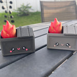 3D Print - Dumpster Fires - Gift Fidget Toy Decor-Create Fantasy Crafts