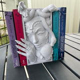 Medusa Book Nook 3D Printed Choose Color Fantasy Book Shelf Decor Book End 4x8 Horror Gorgo Gorgons-Create Fantasy Crafts