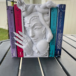 Medusa Book Nook 3D Printed Choose Color Fantasy Book Shelf Decor Book End 4x8 Horror Gorgo Gorgons-Create Fantasy Crafts