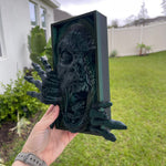 Zombie Book Nook 3D Printed Choose Color Fantasy Book Shelf Decor Book End 4x8 Horror-Create Fantasy Crafts
