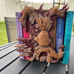 Scary Tree Book Nook 3D Printed Choose Color Fantasy Book Shelf Decor Book End 4x8 Horror-Create Fantasy Crafts