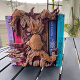 Scary Tree Book Nook 3D Printed Choose Color Fantasy Book Shelf Decor Book End 4x8 Horror-Create Fantasy Crafts