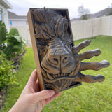 Werewolf Book Nook 3D Printed Choose Color Fantasy Book Shelf Decor Book End 4x8 Horror-Create Fantasy Crafts