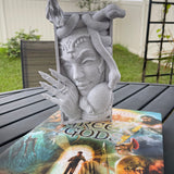 Medusa Book Nook 3D Printed Choose Color Fantasy Book Shelf Decor Book End 4x8 Horror Gorgo Gorgons-Create Fantasy Crafts