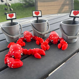 3D Print - Lobster in a bucket - Gift Fidget Toy Decor-Create Fantasy Crafts