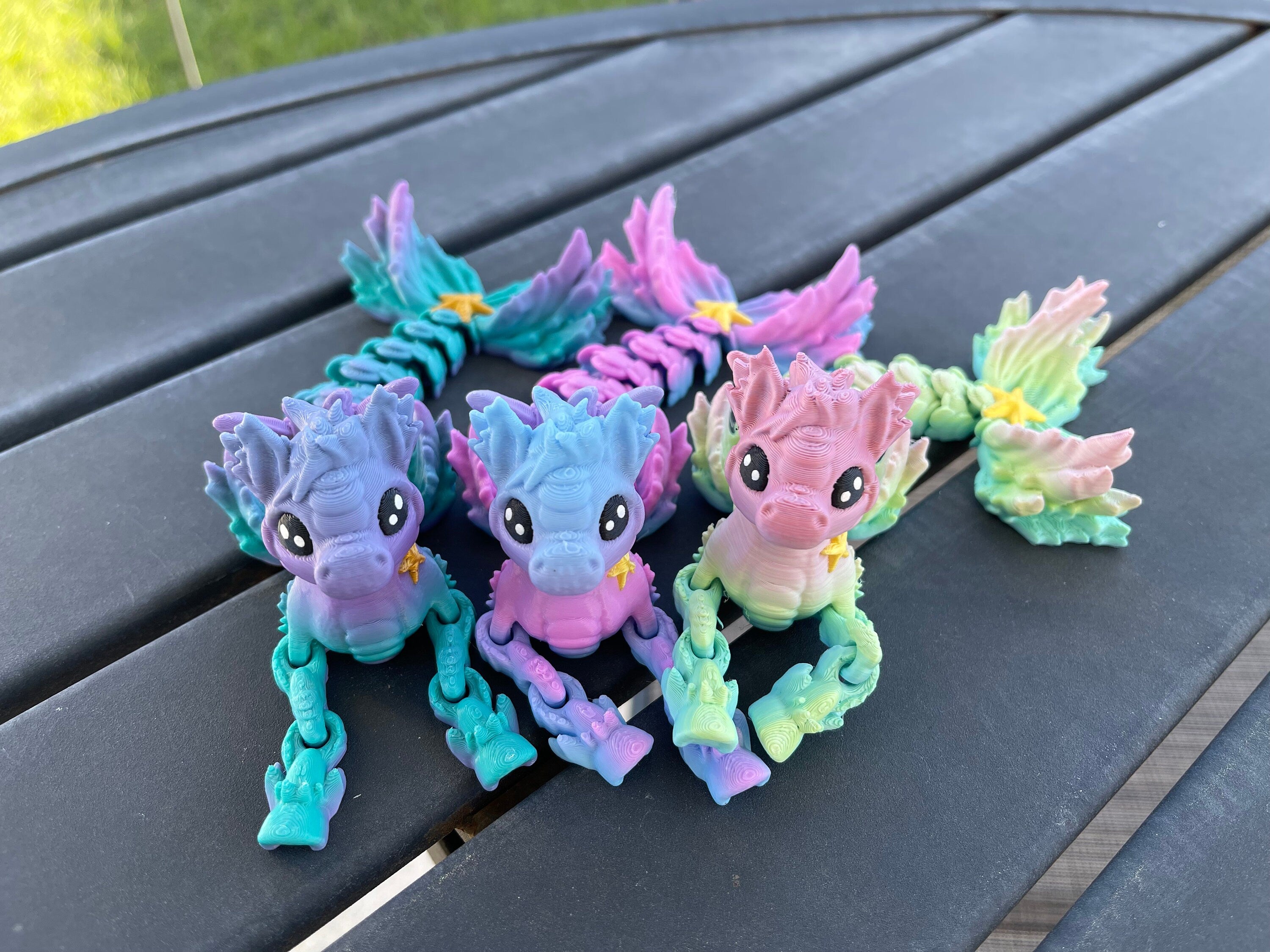 3D Print Sea Horse Mermaid Customizable You Choose Color-Create Fantasy Crafts