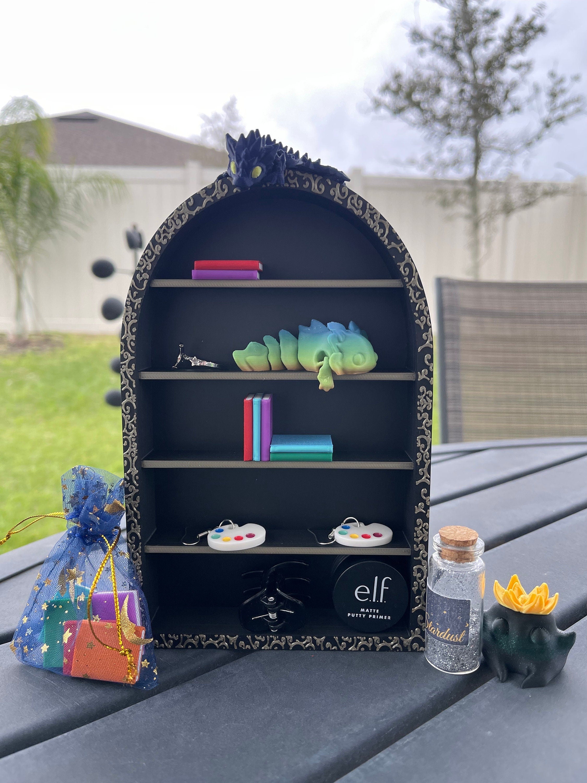 3D Print - Arched Mini Bookshelf-Create Fantasy Crafts