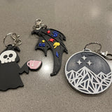 Bookish inspired 3D print Keychains-Create Fantasy Crafts