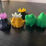 3D Printed Mini Packs - 5 minis per pack. Random Colors. Choose Theme - Sea, Spider, Butt or Axolotl-Create Fantasy Crafts