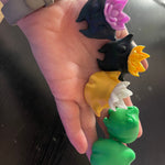 3D Printed Mini Packs - 5 minis per pack. Random Colors. Choose Theme - Sea, Spider, Butt or Axolotl-Create Fantasy Crafts