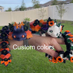 Kosha Axolotl Flower Dragon 3D Print White or Blue or Custom colors-Create Fantasy Crafts