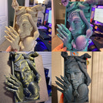 Medusa Book Nook 3D Printed Choose Color Fantasy Book Shelf Decor Book End 4x8 Horror Gorgo Gorgons-Create Fantasy Crafts