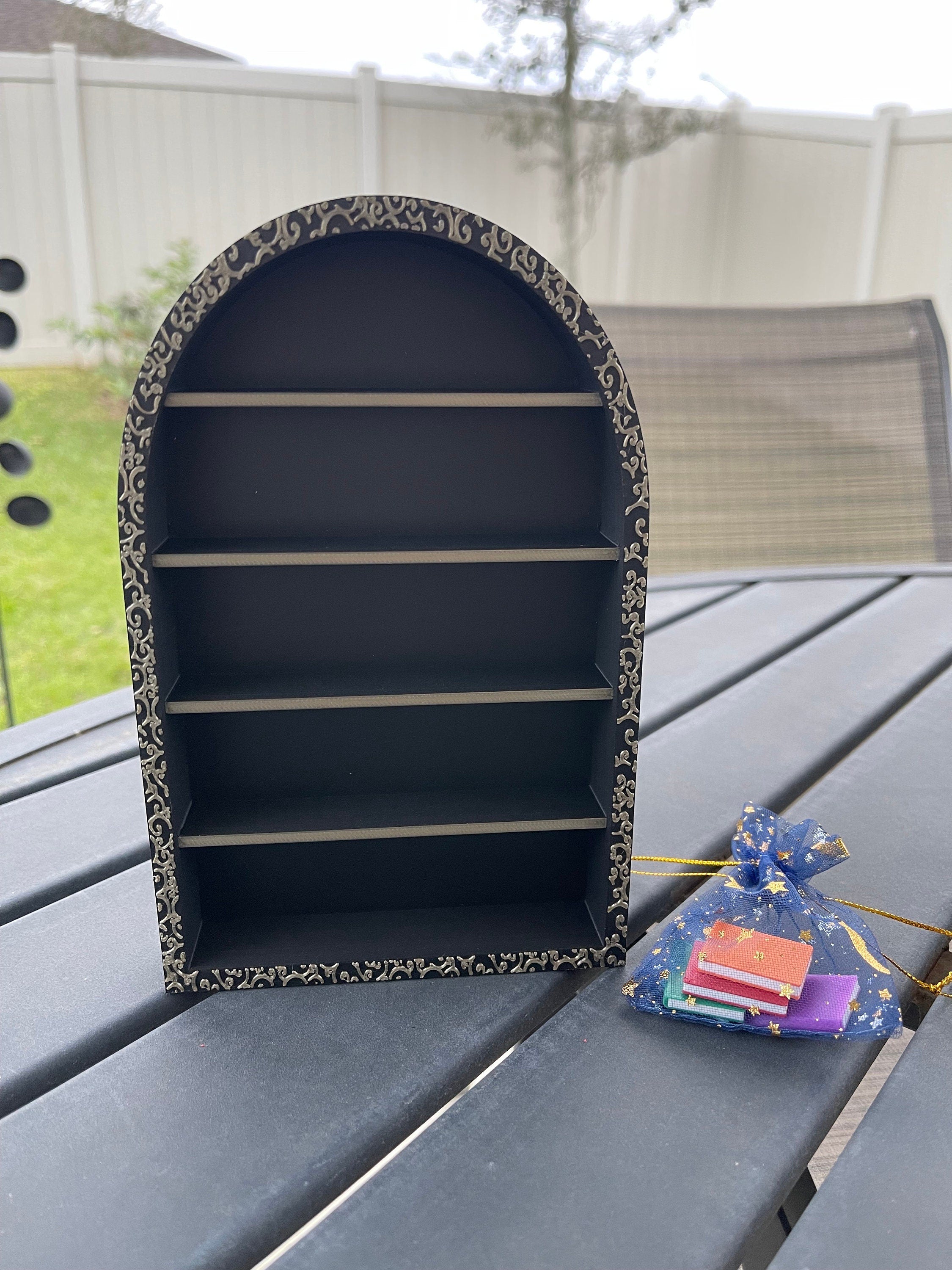 3D Print - Arched Mini Bookshelf-Create Fantasy Crafts