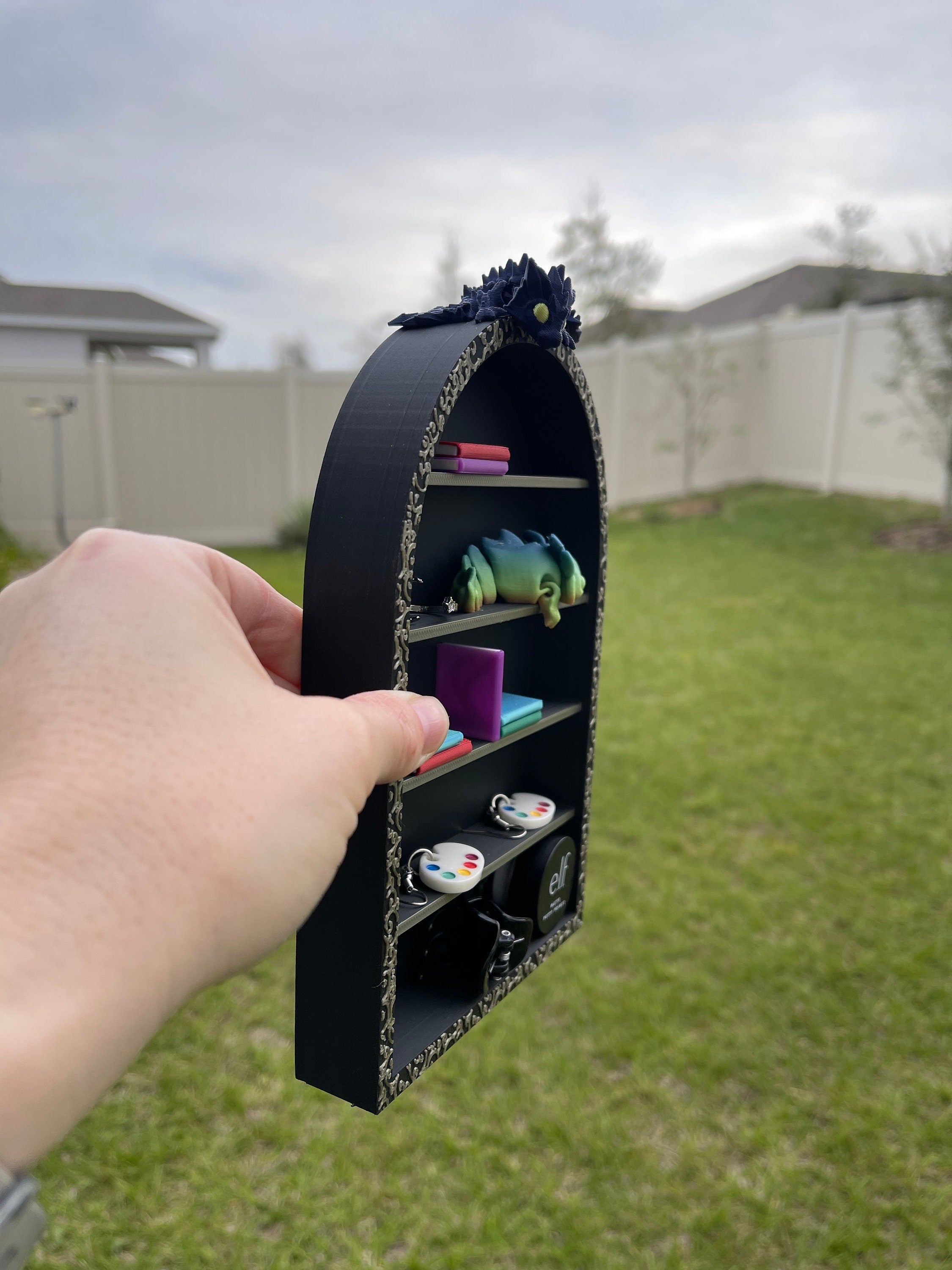 3D Print - Arched Mini Bookshelf-Create Fantasy Crafts