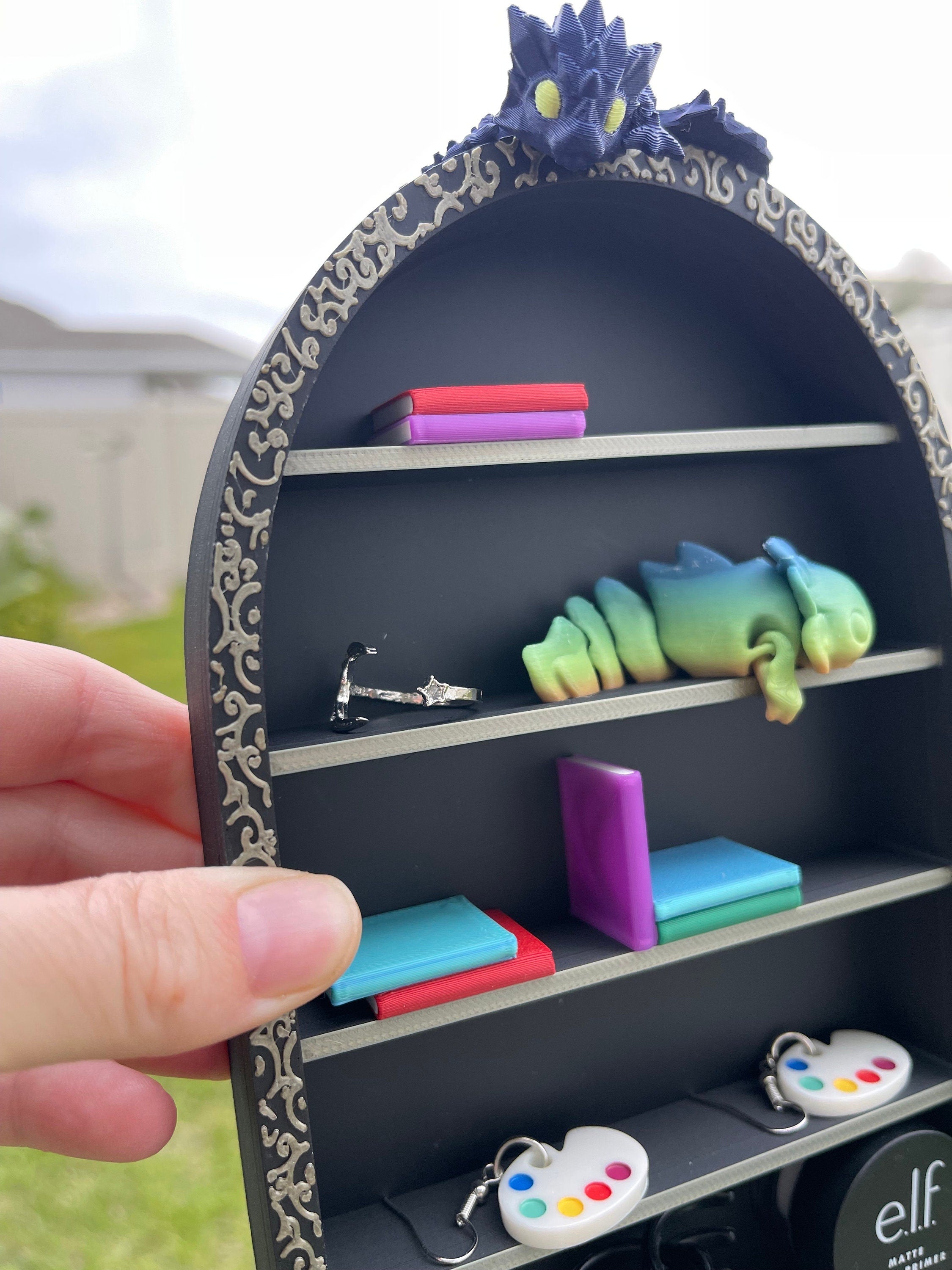 3D Print - Arched Mini Bookshelf-Create Fantasy Crafts