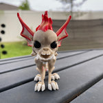 Hellhound Chihuahua Dog Articulated 3D Printed Desk Horror Goth Decor Fidget Creepy Cute-Create Fantasy Crafts