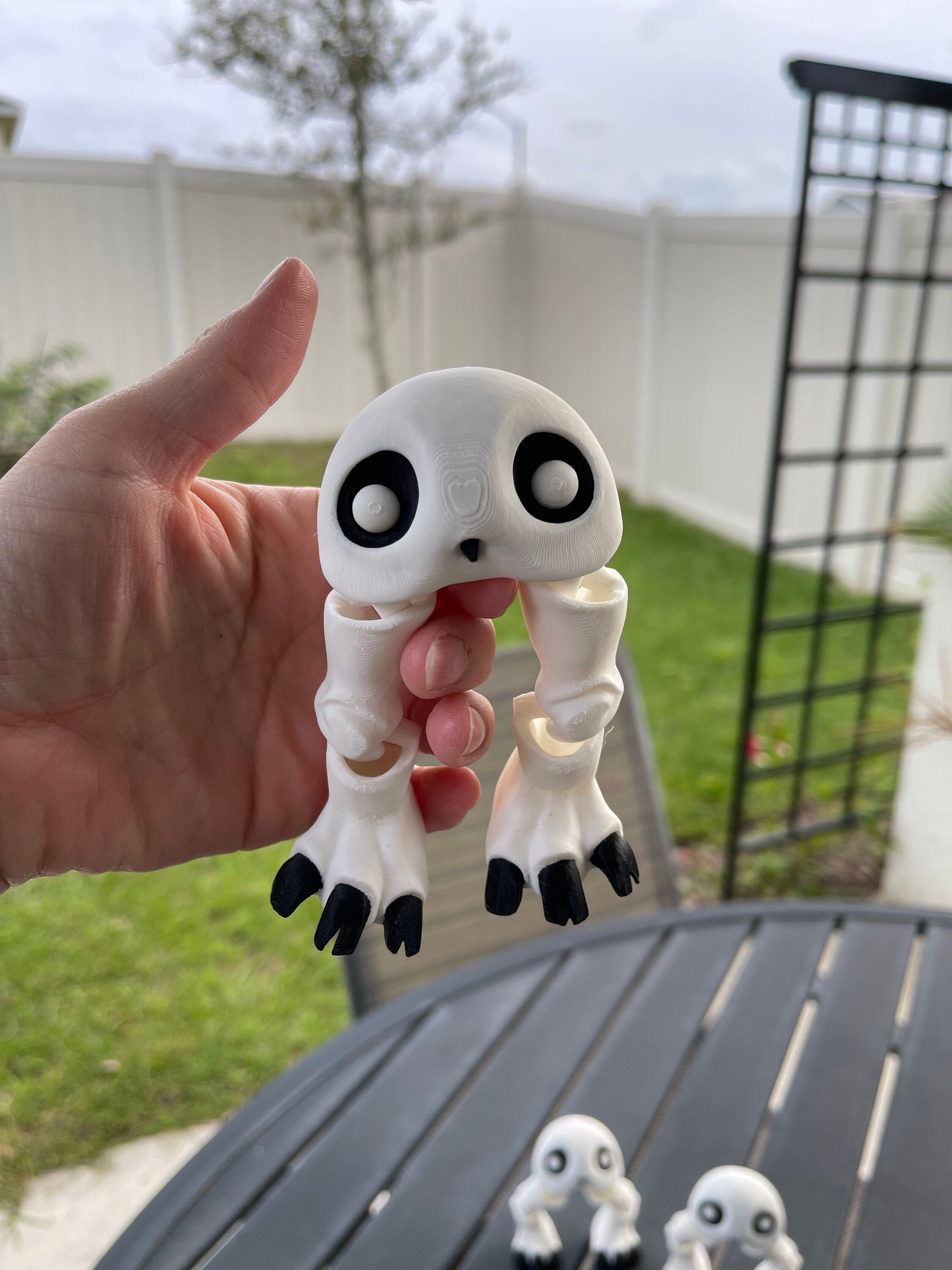 Fresno Nightcrawler Articulated 3D Printed Desk Horror Goth Decor Fidget Creepy Cute Cryptid-Create Fantasy Crafts