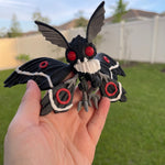 Mothman Articulated 3D Printed Desk Horror Goth Decor Fidget Creepy Cute Cryptid-Create Fantasy Crafts