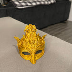 Mask 3D Printed Bookshelf Decor - Choose your own color-Create Fantasy Crafts