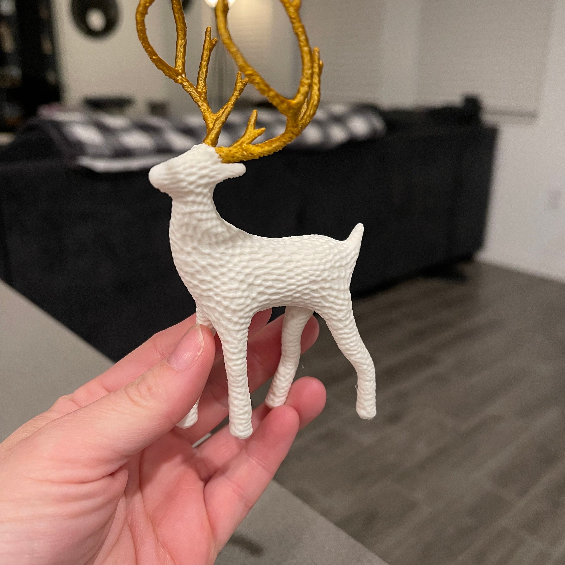Stag 3D Printed Choose Your Own Color Bookshelf decor bookish merch-Create Fantasy Crafts